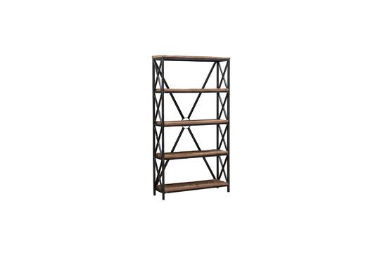 Oregon black wooden shelf