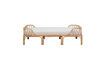 Miniature Origan beige rattan bench 6