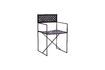 Miniature Oscar black metal armchair 3