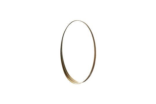 Oshelf gilded metal mirror Clipped