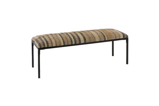 Osiris multicolored fabric bench Clipped