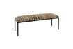 Miniature Osiris multicolored fabric bench 1