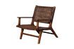 Miniature Otis brown rattan armchair 6