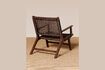 Miniature Otis brown rattan armchair 5