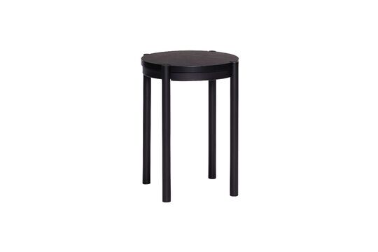 Oto black ash wood stool Clipped