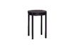 Miniature Oto black ash wood stool 1