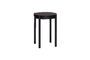 Miniature Oto black ash wood stool Clipped