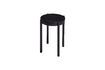 Miniature Oto black ash wood stool 5