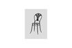 Miniature Otta grey metal chair 1