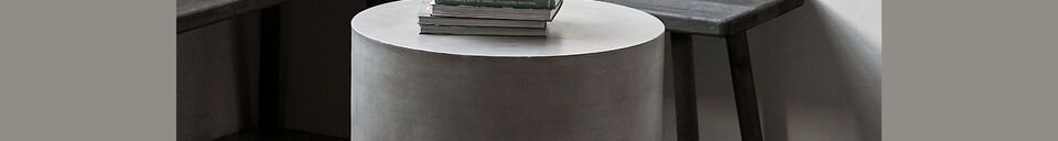 Material Details Out grey concrete coffee table