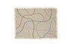 Miniature Outline multicolored cotton throw 3