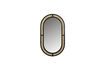 Miniature Oval black iron mirror Aida 3