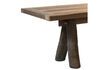 Miniature Oviston 260cm brown reclaimed wood dining table 4