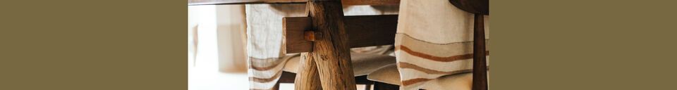 Material Details Oviston 260cm brown reclaimed wood dining table