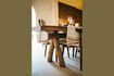 Miniature Oviston 260cm brown reclaimed wood dining table 2