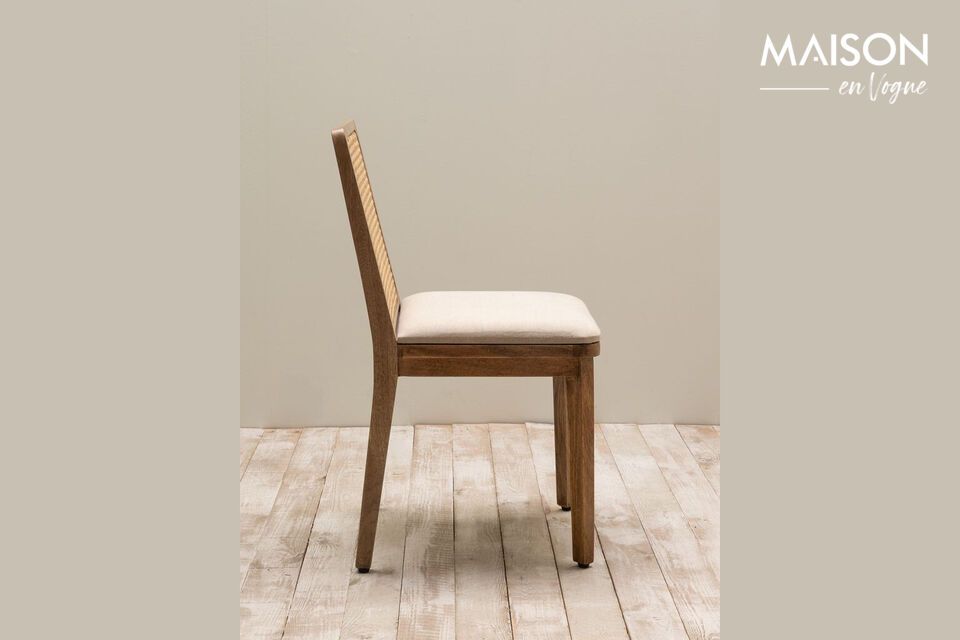 Discover the comfort and timeless elegance of our mango wood chair