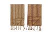 Miniature Pack of 2 Elyza brown cotton kitchen towels 6