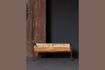 Miniature Palmyre dark wood bench seat 1