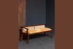 Miniature Palmyre dark wood bench seat 3