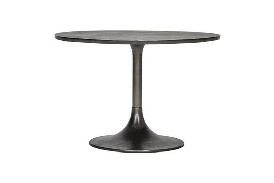 Pan black aluminum coffee table Clipped