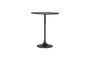 Miniature Pan black aluminum dining table Clipped