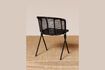 Miniature Panama black rattan chair 3