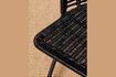 Miniature Panama black rattan chair 6