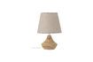 Miniature Panola natural rubberwood table lamp 1