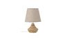 Miniature Panola natural rubberwood table lamp Clipped