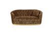 Miniature Panther 2-seater sofa in brown fabric 5