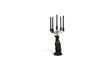 Miniature Panther black resin candleholder 5