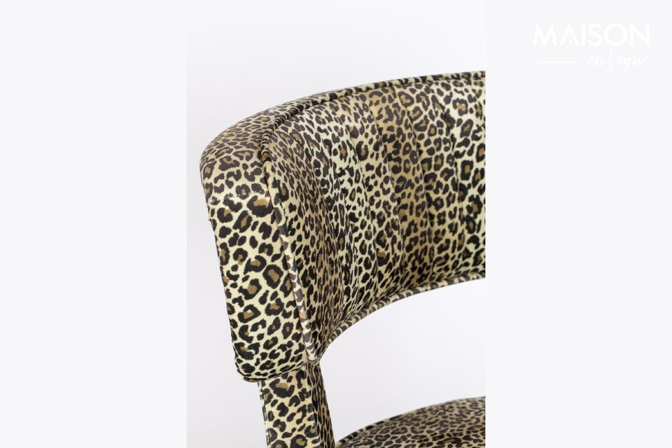 Panther multicolored fabric armchair - 10