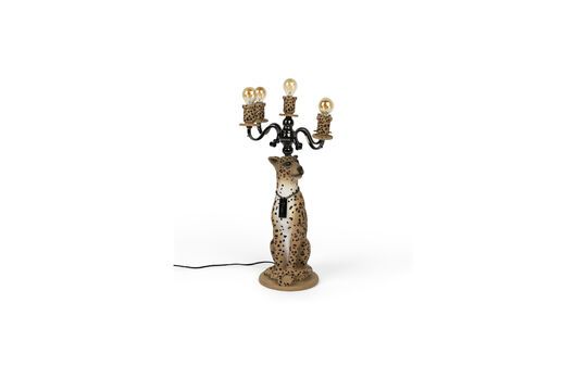 Panther multicolored resin floor lamp Clipped