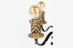 Miniature Panther multicolored resin floor lamp 6