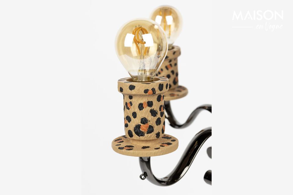 Panther multicolored resin floor lamp - 4