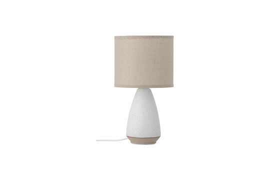 Paprica white stoneware table lamp Clipped