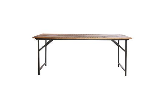 Party dining table in light wood Clipped