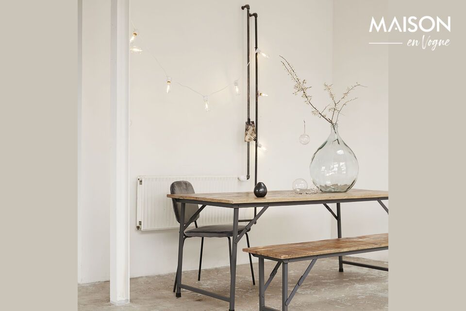 Enhance your interior with an elegant mango table.