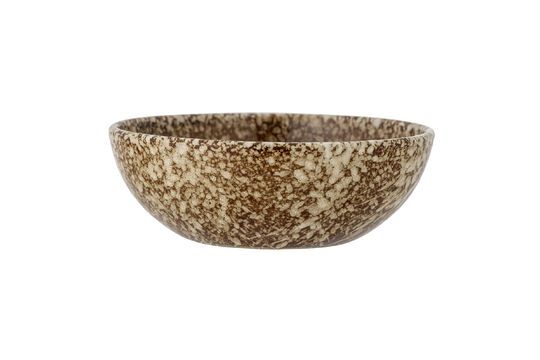 Paula brown stoneware bowl Clipped