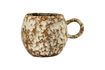 Miniature Paula brown tortoiseshell stoneware mug 1