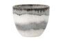 Miniature Paula grey stoneware mug Clipped