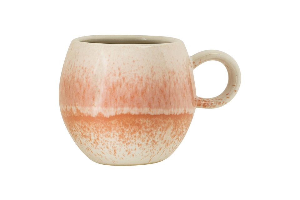 Paula orange stoneware mug Bloomingville