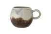 Miniature Paula two-tone brown stoneware mug 5