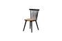 Miniature Paulin black wooden chair Clipped