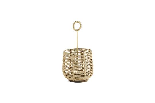 Pavert beige jute cutlery basket Clipped