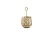 Miniature Pavert beige jute cutlery basket 1