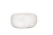 Miniature Pebble white clay outdoor stool 3