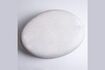 Miniature Pebble white clay outdoor stool 1