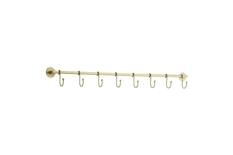 Pelawi 8-hook gilded iron coat hook Madam Stoltz