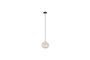 Miniature Pendant in beige aluminium Aysa Clipped